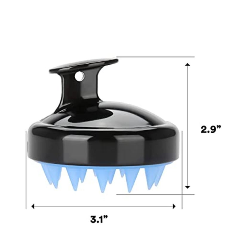 Scalp Brush and Massager Haircare Tool for Gentle Cleansing and Relaxing Scalp Massage Soft and Flexible Silicone Bristles - 1 Piece - Image 2