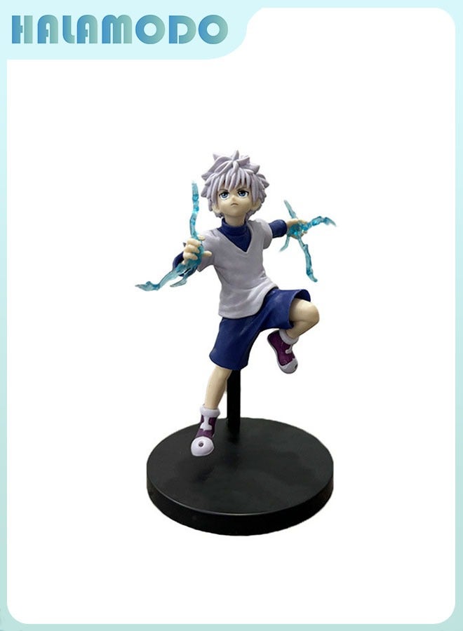 هالامودو هنتر X هنتر 18 سم كيلوا معركة تشكل تمثال ، مثالية لعرض سطح المكتب - Image 1