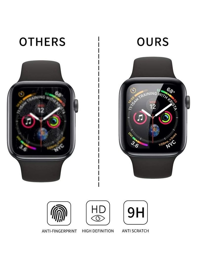 Generic - Screen Protector Soft Tpu Flexible Compatible for Apple Watch Series 6/SE/5/4 44mm, 3D Full Coverage Edge Anti-Scratch, Waterproof Bubble HD Clear Film for iWatch 44mm - Image 1