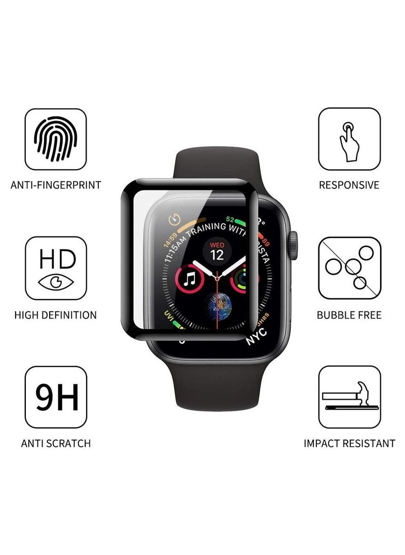 Generic - Screen Protector Soft Tpu Flexible Compatible for Apple Watch Series 6/SE/5/4 44mm, 3D Full Coverage Edge Anti-Scratch, Waterproof Bubble HD Clear Film for iWatch 44mm - Image 1