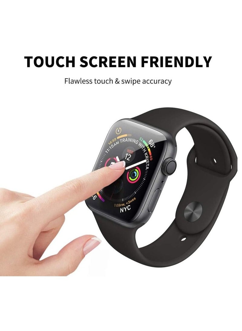 Generic - Screen Protector Soft Tpu Flexible Compatible for Apple Watch Series 6/SE/5/4 44mm, 3D Full Coverage Edge Anti-Scratch, Waterproof Bubble HD Clear Film for iWatch 44mm - Image 1