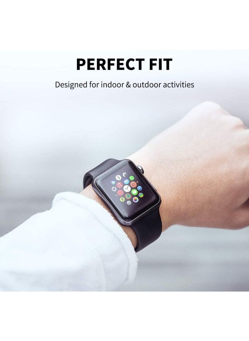 Generic - Screen Protector Soft Tpu Flexible Compatible for Apple Watch Series 6/SE/5/4 44mm, 3D Full Coverage Edge Anti-Scratch, Waterproof Bubble HD Clear Film for iWatch 44mm - Image 1