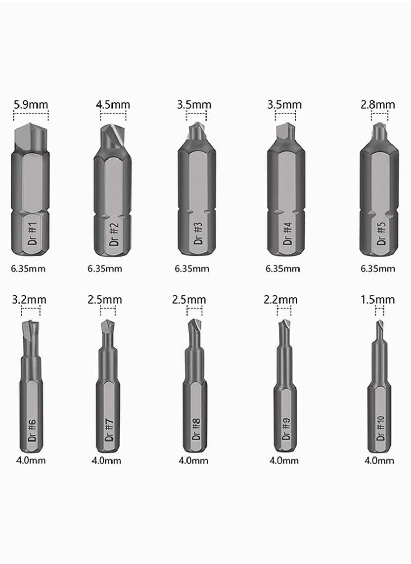 Generic - Broken Screw Extractor,  Damaged Screw Extractor Set 22Pcs with Drills and Extractor HSS Broken Bolt Screw Remover Tool with Magnetic Extension Bit Holder Socket Adapter for Broken Screw - Image 1