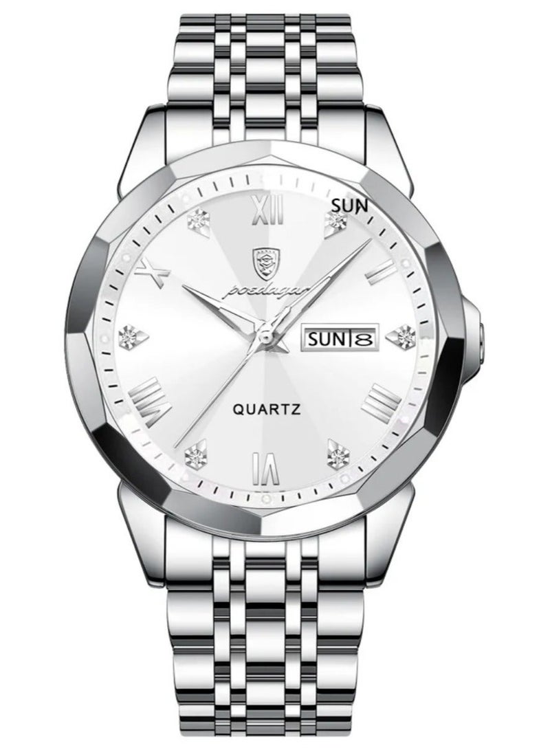POEDAGAR Watches for Men ,Waterproof Luminous Men's Watch Quartz，Men's Wrist Watches - Image 2