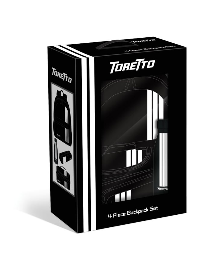 Toretto 4 PCS Backpack Set with 17 " School Backpack , Lunch Bag, Water Bottle & Pencil case, Gift for boys - Image 2