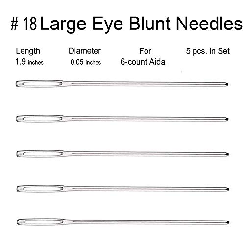 ZP Crafts 20pcs Tapestry Needles Four Sizes 18, 20, 22, 24 for Yarn and More - Image 3
