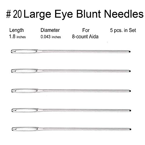 ZP Crafts 20pcs Tapestry Needles Four Sizes 18, 20, 22, 24 for Yarn and More - Image 4
