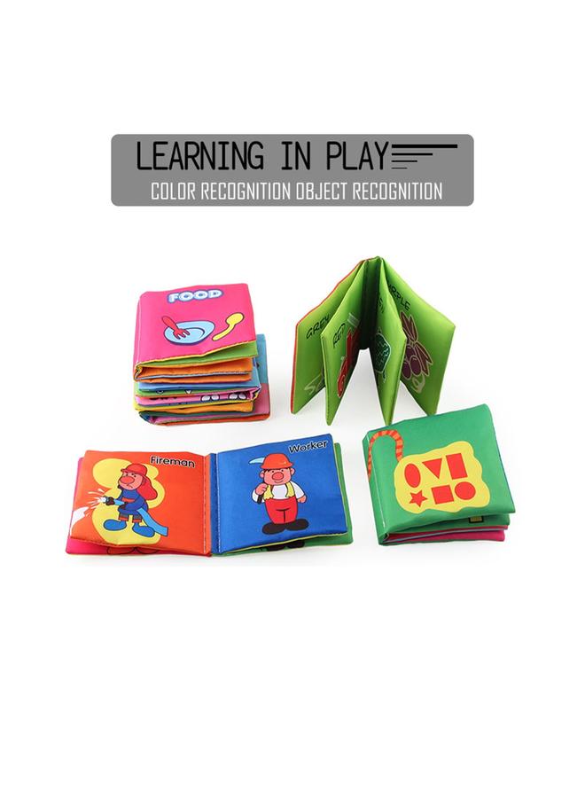 NIBEMINENT 6 Pack Soft Baby Cloth Books Non-Toxic Crinkle Friction with Rustling Sound Infants & Toddler Early Learning Educational Toy Gift for Children Boys Girls Unisex  - Image 5