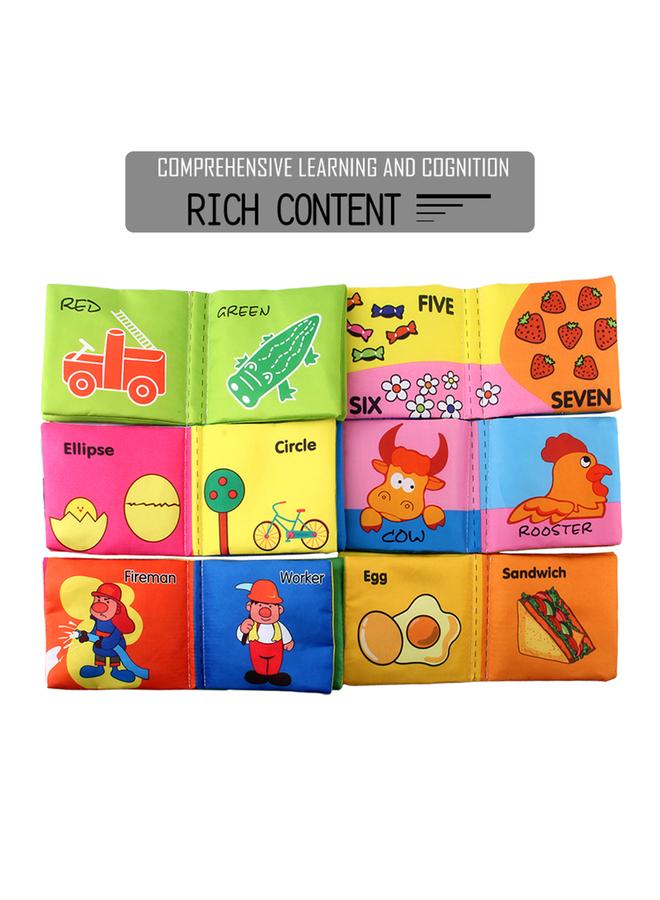 NIBEMINENT 6 Pack Soft Baby Cloth Books Non-Toxic Crinkle Friction with Rustling Sound Infants & Toddler Early Learning Educational Toy Gift for Children Boys Girls Unisex  - Image 4