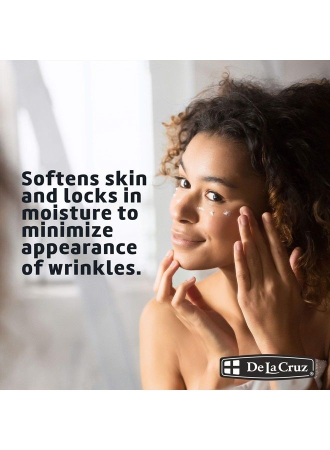 De La Cruz كريم مرطب فيتامين E للوجه والرقبة - عناية مرطبة للبشرة لجميع أنواع البشرة - صنع في الولايات المتحدة - 0.42 أونصة. حجم تجريبي - Image 4