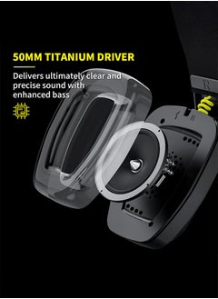 BINNUNE BINNUNE BW06 2.4GHz Wireless Bluetooth Gaming Headset with Mic for PS4 PS5 PC Switch  - Image 5