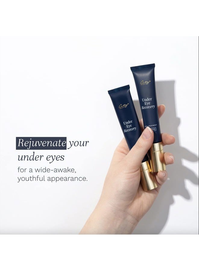 City Beauty Under Eye Recovery - Anti-Aging Eye Cream - Smooth & Brighten - Natural Formula with Peptides - Solution For Dark Circles & Wrinkles - Clean & Cruelty-Free Skin Care - Image 2