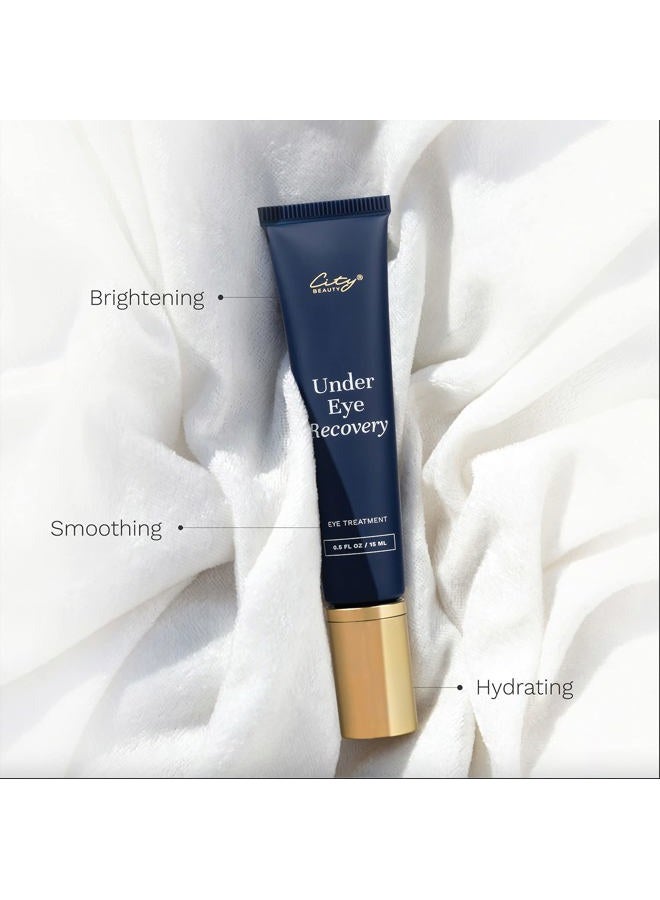 City Beauty Under Eye Recovery - Anti-Aging Eye Cream - Smooth & Brighten - Natural Formula with Peptides - Solution For Dark Circles & Wrinkles - Clean & Cruelty-Free Skin Care - Image 4