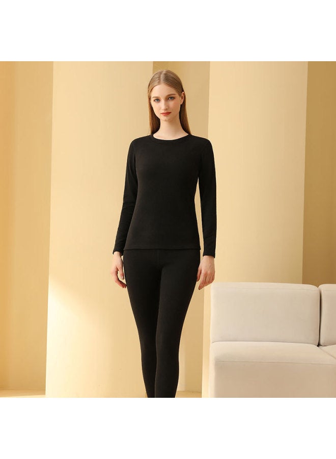 New Thermal Underwear Set Autumn And Winter Men's And Women's Autumn Clothes And Long Pants Wool Silk Inner Wear