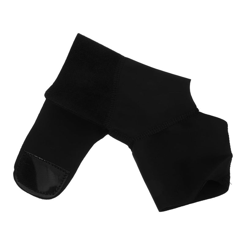 Breathable Ankle Support Brace for Left Foot, Compression Ankle Wrap with Adjustable Pressure, Black Sports Tendon Brace for Injury and Athletic Protection - Image 1