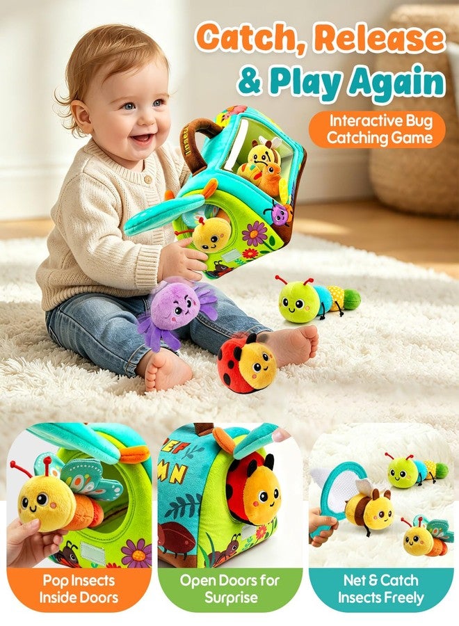 TOHIBEE Baby Sensory Toys 6-12 Months, Surprise Insect House with 6 Stuffed Animals - Image 4
