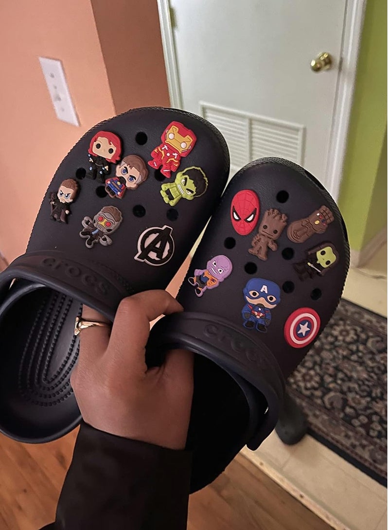 EXCEFORE Shoe Decorations Charm, Anime Superhero shoe Accessories, Wristband Bracelet Girls Boys Party Favors Birthday Gifts, Nurse Shoes Decorations for Adults Women Men, 30 PCS - Image 2