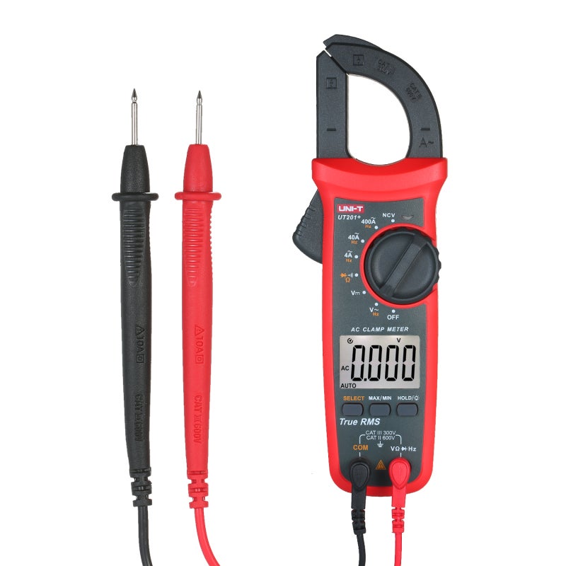 True Rms Clamp Meter 400A Ac Current 600V Ac/Dc Voltage 40MΩ Resistance - Multifunctional With Data Hold Max/Min Backlight Voltage Meter For Electrical Testing Professionals & Home Diy Use - Image 5