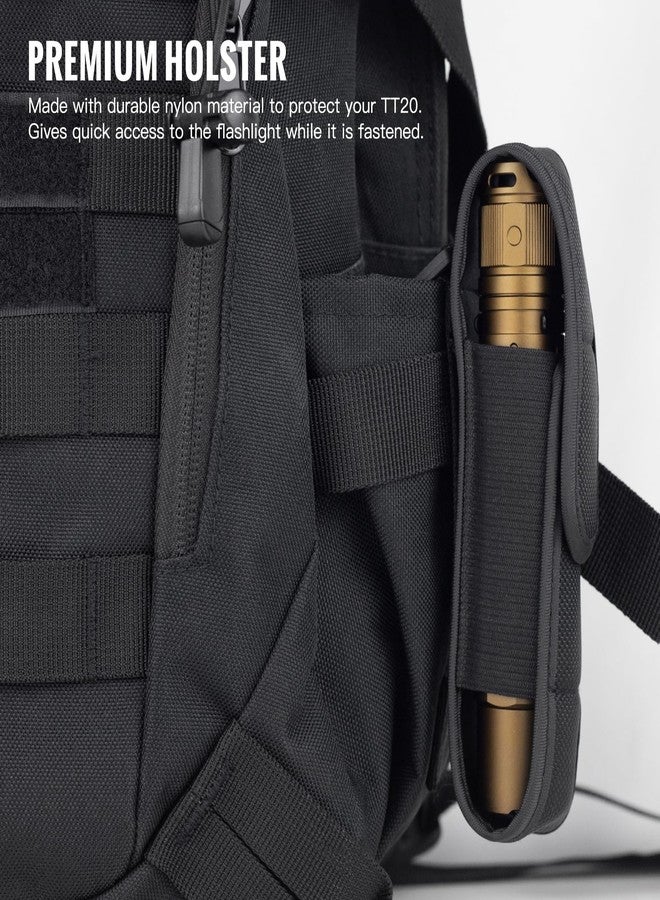 ThruNite TT20 Tactical Flashlight, Customized Verison with The Outsider, High 2010 Lumens, Long 305 Meters Beam Distance, USB-C Rechargeable Flashlight Compact for Hunting, Hiking - Desert Tan CW - Image 5