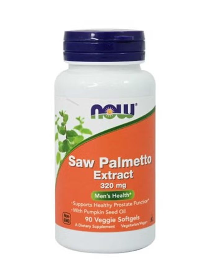 Saw Palmetto Extract 320 mg Means Health Support Healthy Prostate Function with Pumpkin Seed Oil 90 Softgel