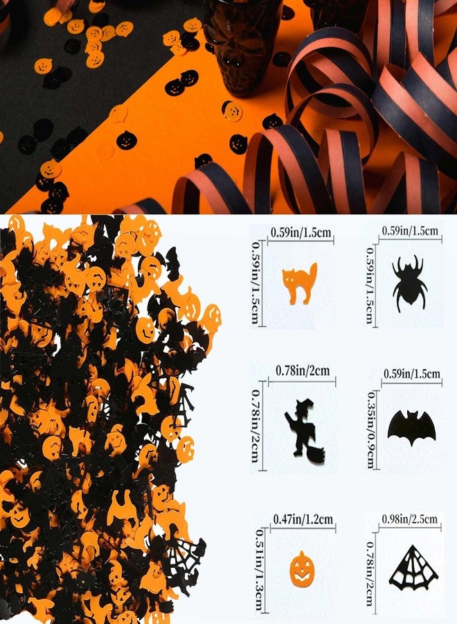 WEIKA Halloween Bat and Spider Glitter Confetti, Pumpkin Decor Table Scatters 60g - Image 4