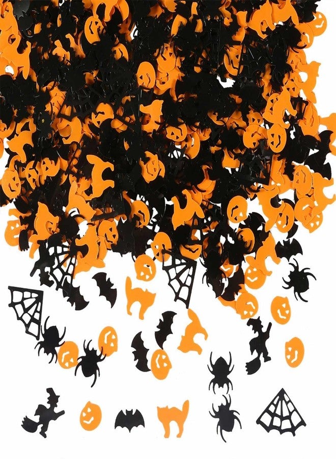 WEIKA Halloween Bat and Spider Glitter Confetti, Pumpkin Decor Table Scatters 60g - Image 2