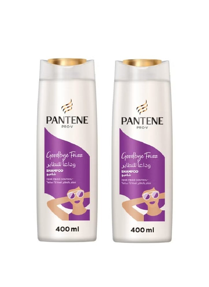 Pro-V Goodbye Summer Frizz Shampoo with 72H Frizz Control 400 ml Pack of 2