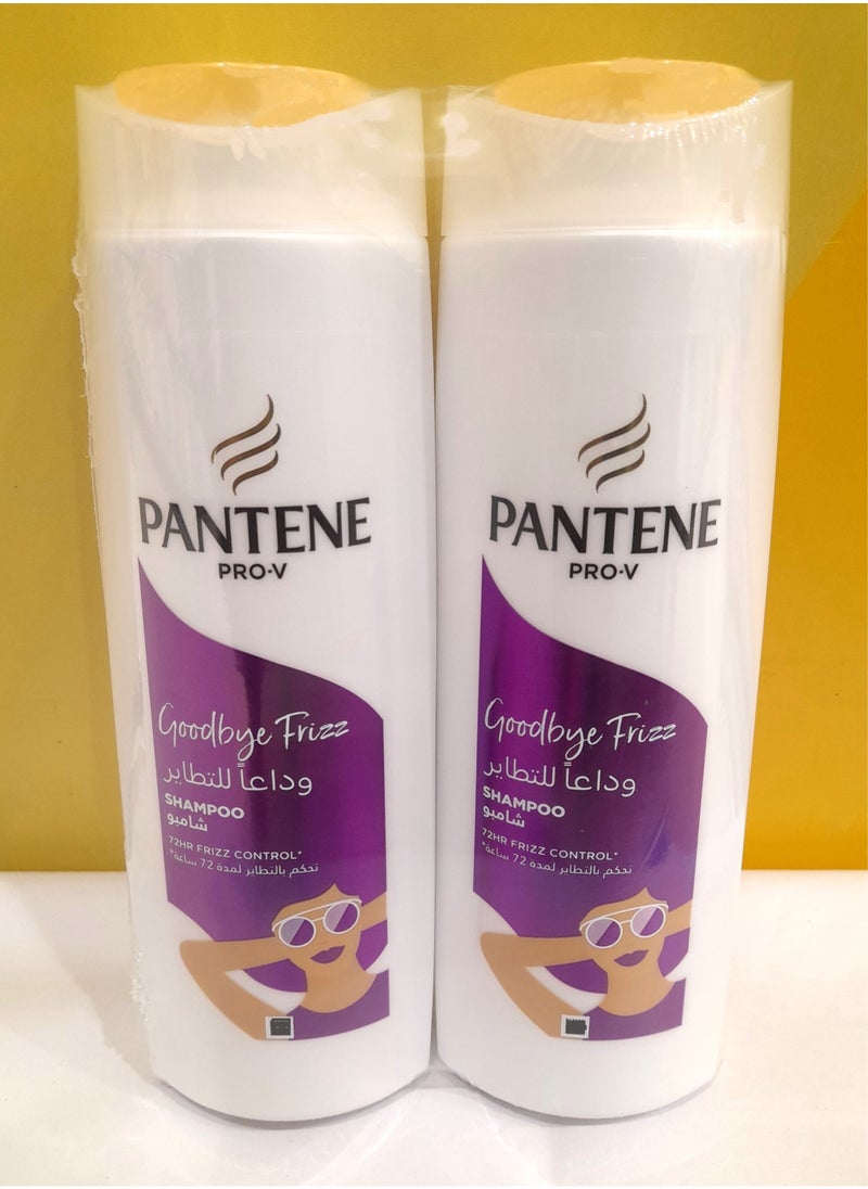 Pro-V Goodbye Summer Frizz Shampoo with 72H Frizz Control 400 ml Pack of 2