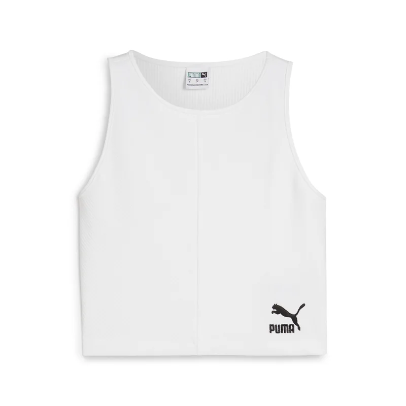 Puma  CLASSICS Ribbed Crop Top Women for Women | Best Price UAE