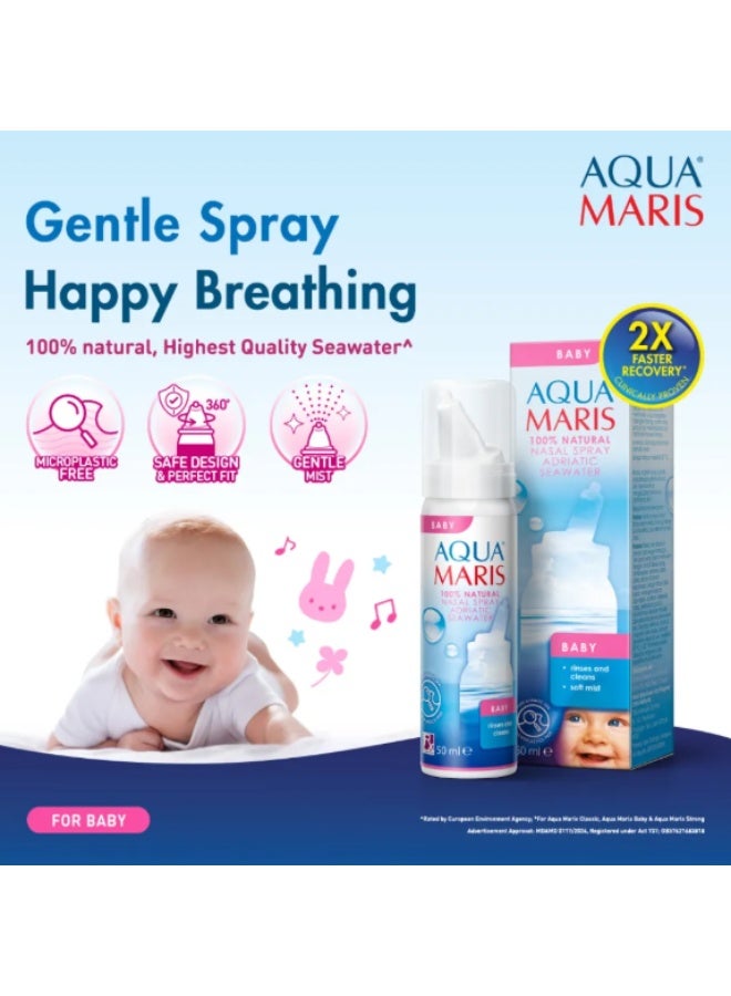 Aqua Maris بخاخ أنفي للأطفال من أكوا ماريس - 50 مل - Image 3