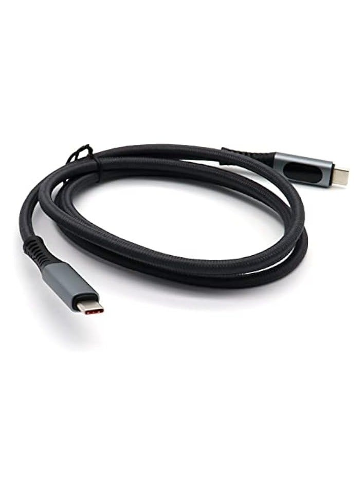 40W USB 4.0 Cable, 40Gbps 8K@60Hz PD Type C Cord, USB C to USB C Male to Male Cable Cord for Computer Type-C Laptop Pad Hub