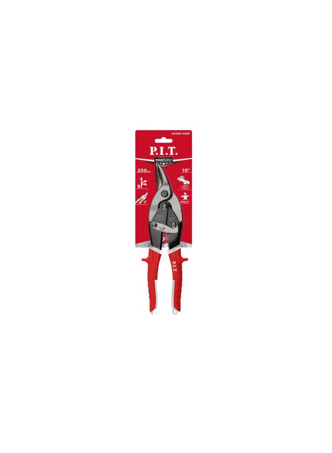 PIT مقص صاج مقاس (10") يمين (DRAU POWER) خدمة شاقة/HAVS01-0250  - Image 2