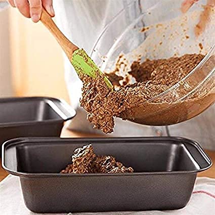 Honexa Nonstick Carbon Steel Rectangle Cake Bread Loaf MoldTinPan 23 X 12 X 56 cm Black - Image 2