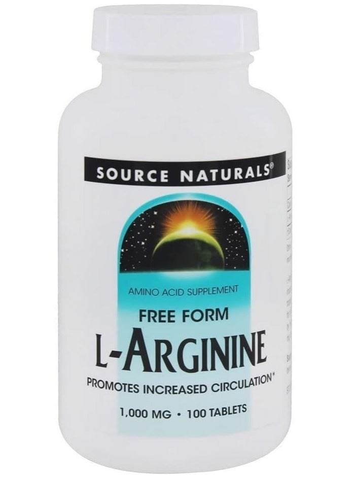 Source Naturals Larginine 1000Mg 100 Tablet  - Image 2