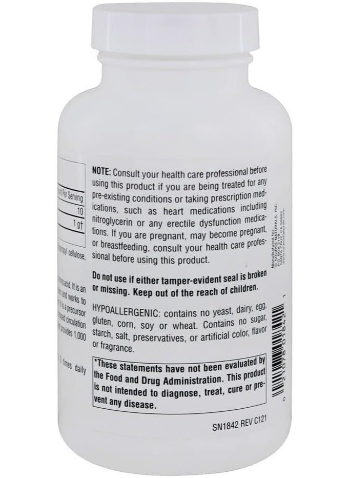 Source Naturals Larginine 1000Mg 100 Tablet  - Image 4