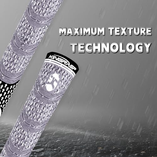 KINGRASP Premium Rubber Golf Grips 13 Pack, Anti-Slip，Super Stability,Cord Rubber, Golf Club Grips,Standard/Mid Size/Oversize, 13 Grips with All Kits - Image 3