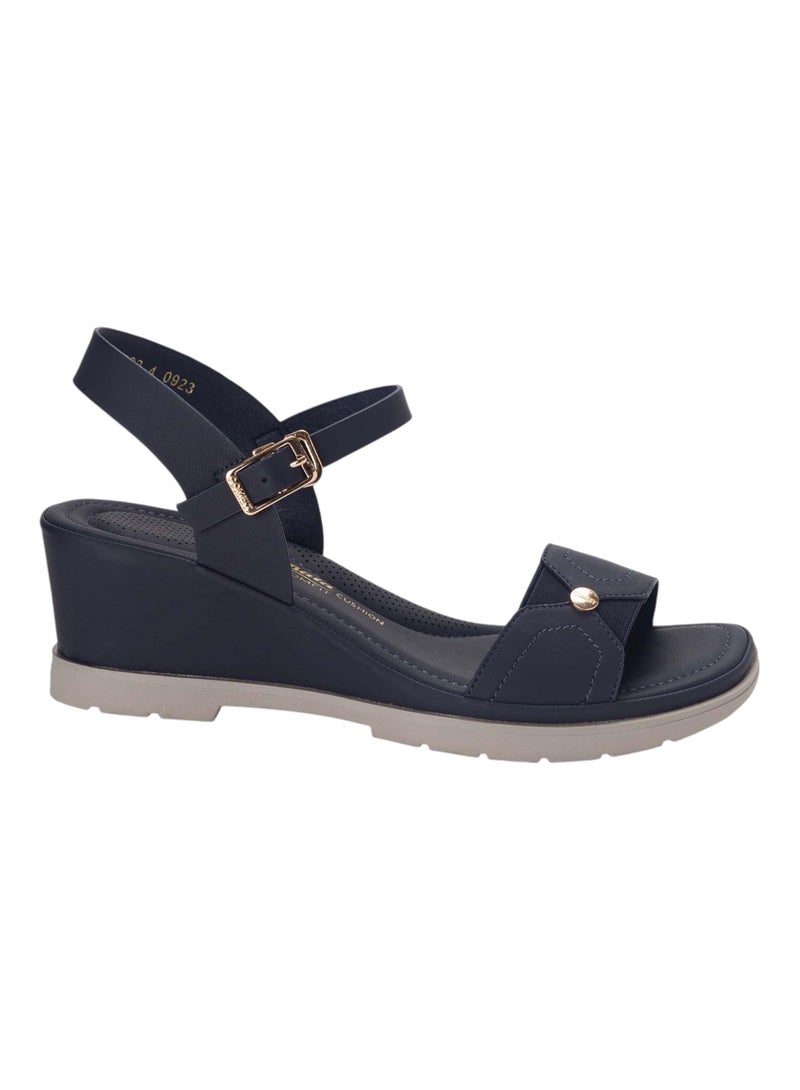 Bata Comfit Casual Wedge Sandals - Image 1