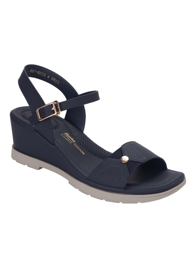 Bata Comfit Casual Wedge Sandals - Image 2