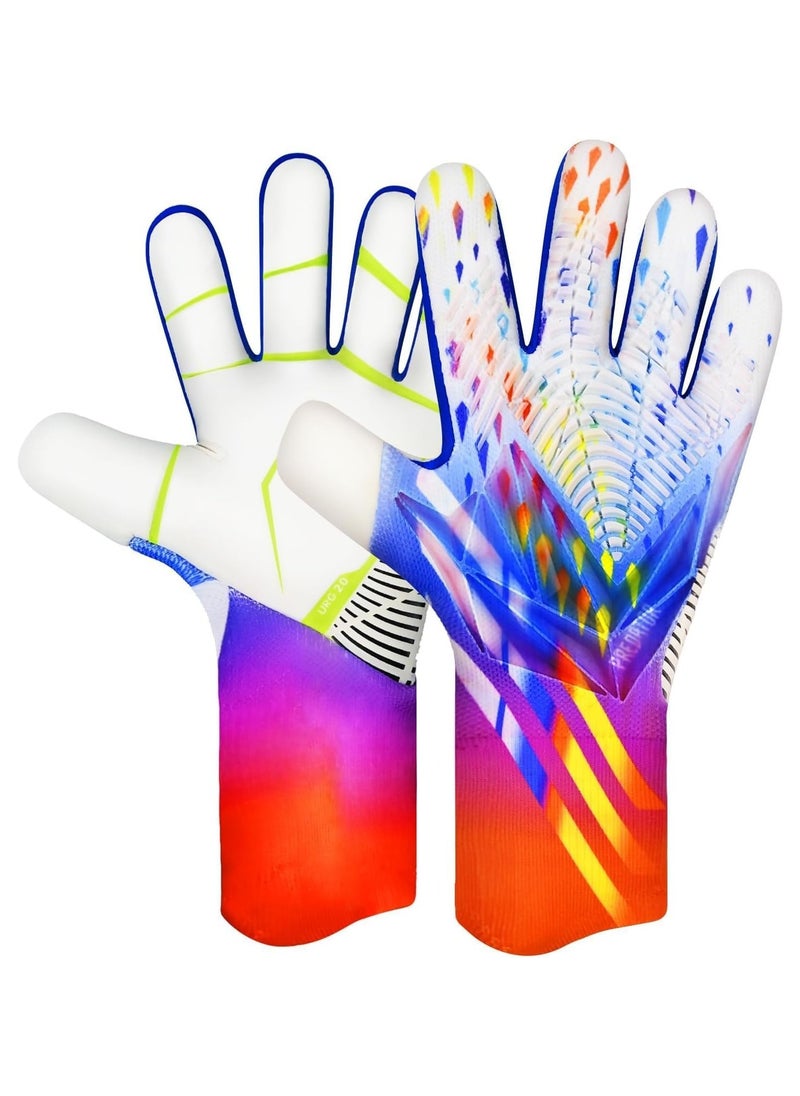 Halamine Soccer Goalkeeper Gloves, Professional Non-slip Goalie Gloves for Kids Youth, With Strong Grip And Protection, 7 Size  - Image 1