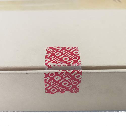 TamperSeals Group - 100pcs 100% Total Transfer Tamper Proof Security Warranty Void Labels/Stickers/Seals (Red, 1 x 2 Inches, Unique Serial Numbers) - Image 4