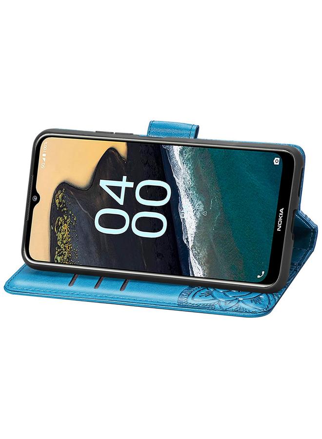 S-TOP Case For Nokia G400 Butterfly Love Flower Embossed Leather Phone Case - Image 4