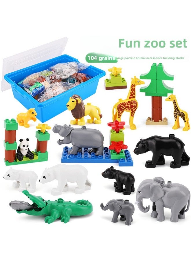Compatible With Lego Large Particle Teaching Aware Building Blocks Set Variable Engineering Pipeline 9656 45002 9076 9090-Color:45002 + Storage Box + Manual