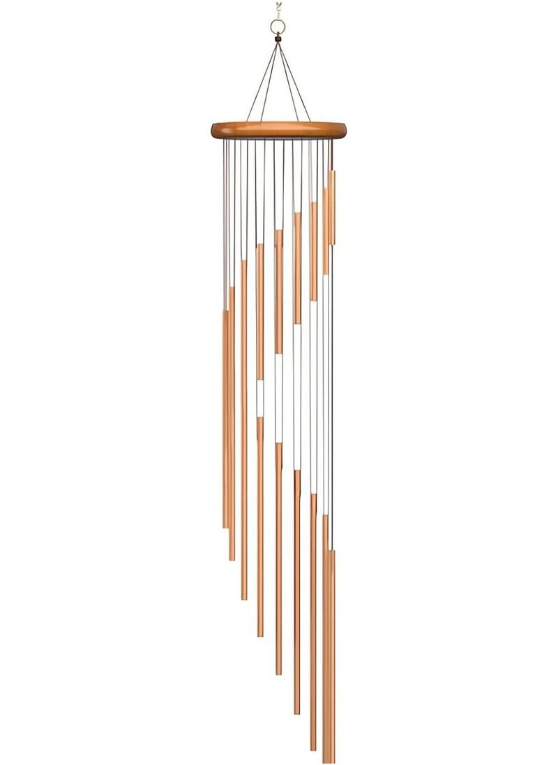 KASTWAVE Large Wind Chimes for Outside, 36" Aluminium Windchime Outdoor for Zen Garden Patio Yard Porch Lawn Decoration with Wind Catcher, Memorial Gifts for Mom Grandma Wife Unisex  - Image 1