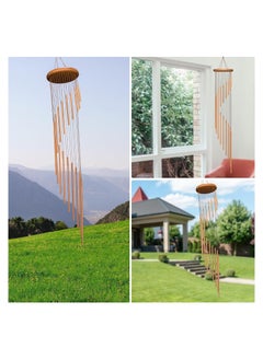 KASTWAVE Large Wind Chimes for Outside, 36" Aluminium Windchime Outdoor for Zen Garden Patio Yard Porch Lawn Decoration with Wind Catcher, Memorial Gifts for Mom Grandma Wife Unisex  - Image 4