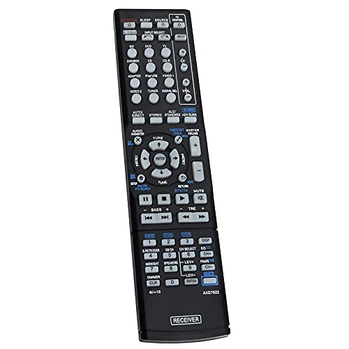 Allimity AXD7622 Replacement Remote Control sub AXD7624 fit for Pioneer AV Receiver VSX-821-K VSX-921-K VSX-23TXH VSX-523-K HTP-071 VSX-321-K VSX-42 VSX-421-K SX-319V SX-319V-K VSX-321 VSX-321K-P - Image 2