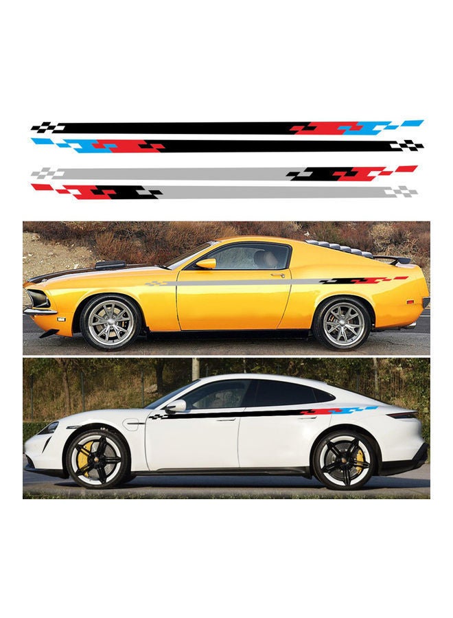 NIBEMINENT Three Colors Strip Decal Car Sticker - Image 5