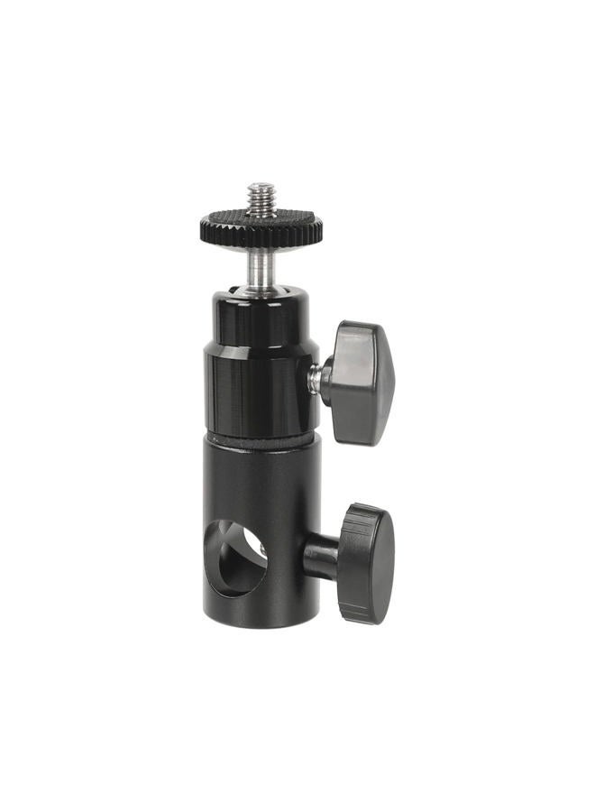CAMVATE Light Stand Mount Articulated 1/4''-20 Mini Ball Head for Monitor/LED Light - 1952 - Image 4