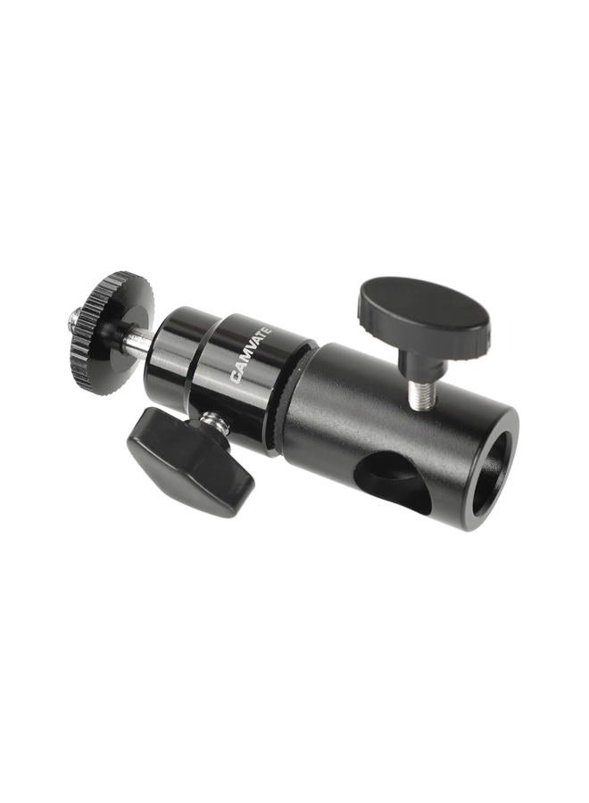 CAMVATE Light Stand Mount Articulated 1/4''-20 Mini Ball Head for Monitor/LED Light - 1952 - Image 5