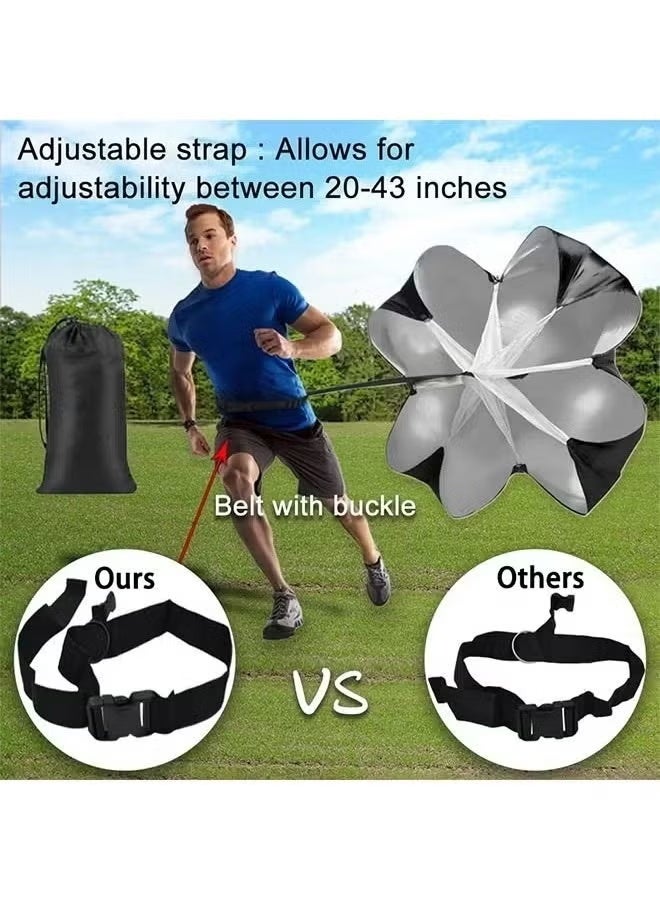 founder Agility Ladder 1 Agility Training Equipment 1 Resistance Parachute 4 Adjustable Hurdles 12 Disc Cones 1 Jump Rope 1 Resistance Band with bag Agility Speed Training Equipment for Youth&Adults - Image 3