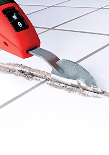 RUBISCRAPER-250 Oscillating Multi-Tool Kit, 250W Grout Removal Tool with Tungsten Carbide Blades, 3 Speeds, Fast Lock System, Ideal for Tile Repair, Includes Special Blades and Carrying Case - Image 4